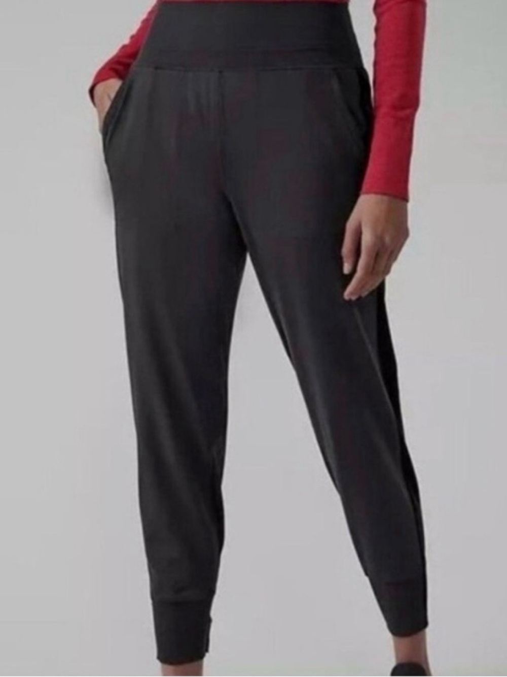 Athleta Venice Velvet Side Stripe Jogger NWOT